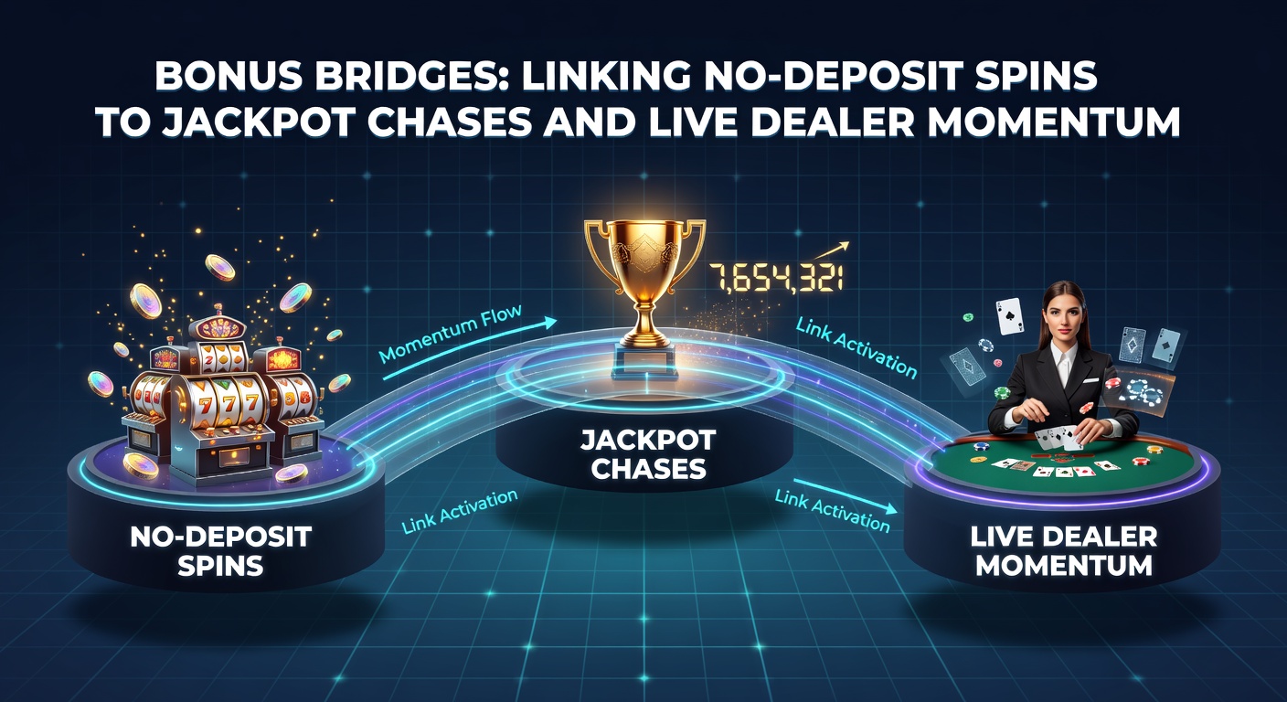 Live dealer roulette wheel spinning with slot jackpot icons bridging across a casino interface, symbolizing bonus transitions