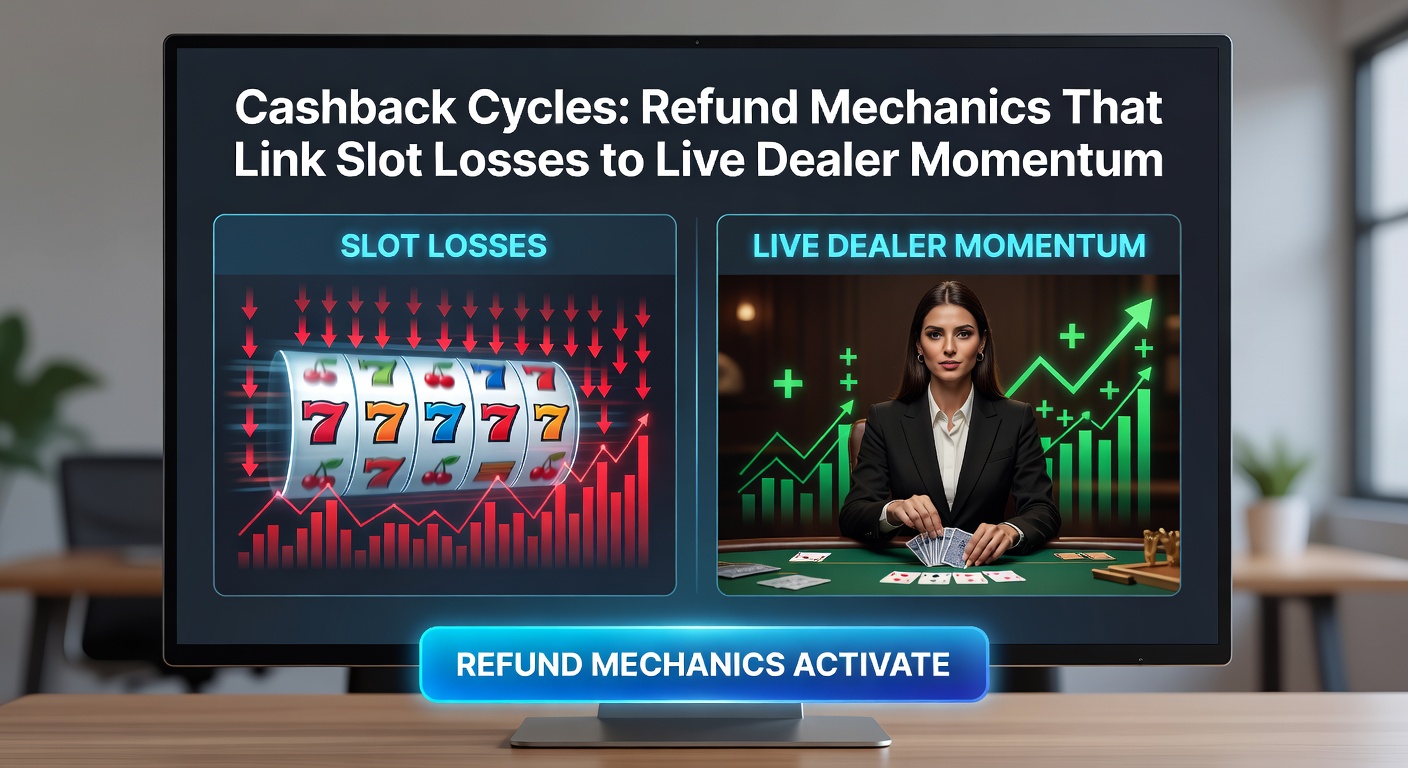 Screenshot of a casino app dashboard displaying cashback accrual from slots and a transfer button to live dealer roulette table