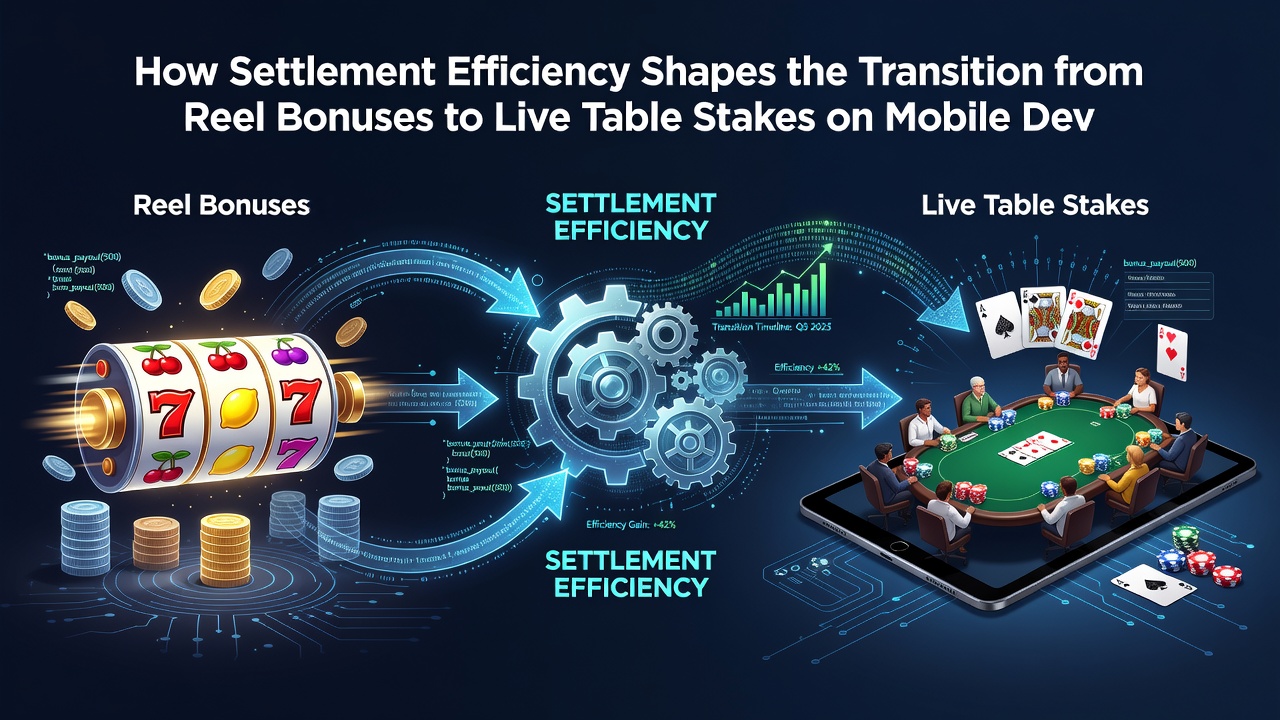 Smartphone screen showing live dealer table with real-time balance update after successful settlement