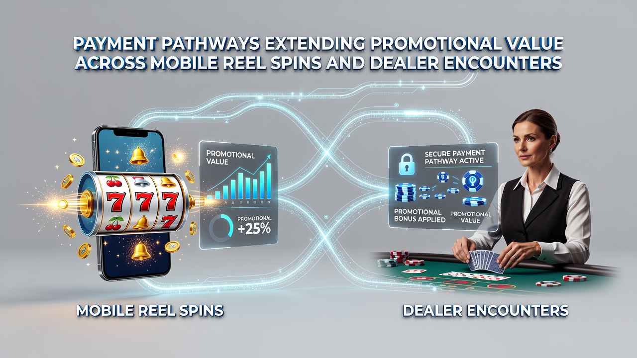 Split-screen view of smartphone slot game transitioning to a live dealer blackjack table with transaction timestamp visible